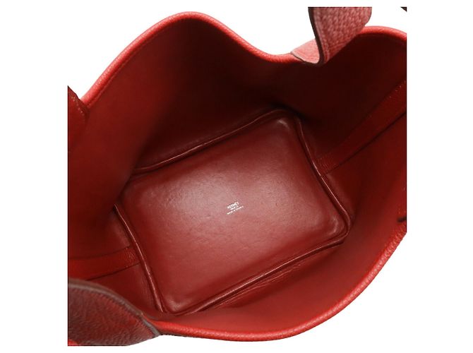 Hermès Borsa Tote Hermes Picotin PM Rosso Multicolore - vista 7