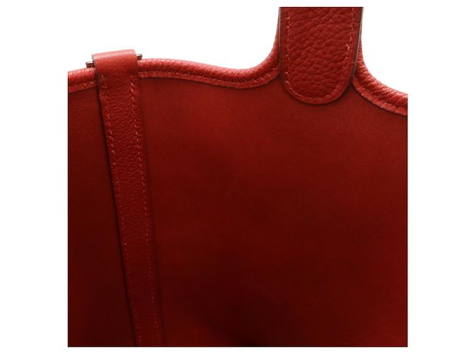 Hermès Borsa Tote Hermes Picotin PM Rosso Multicolore - vista 8