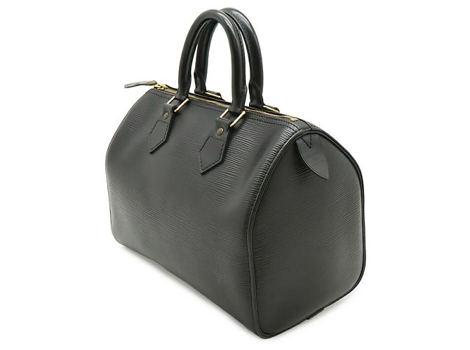 Borsa Louis Vuitton Epi Speedy 25 Nero - vista 3