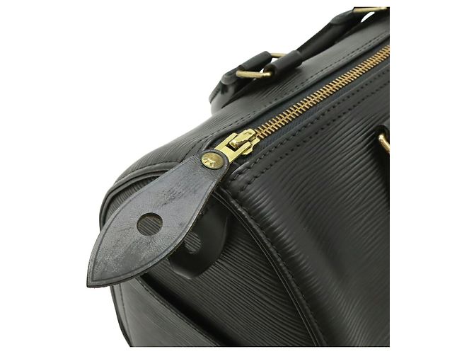 Borsa Louis Vuitton Epi Speedy 25 Nero - vista 6