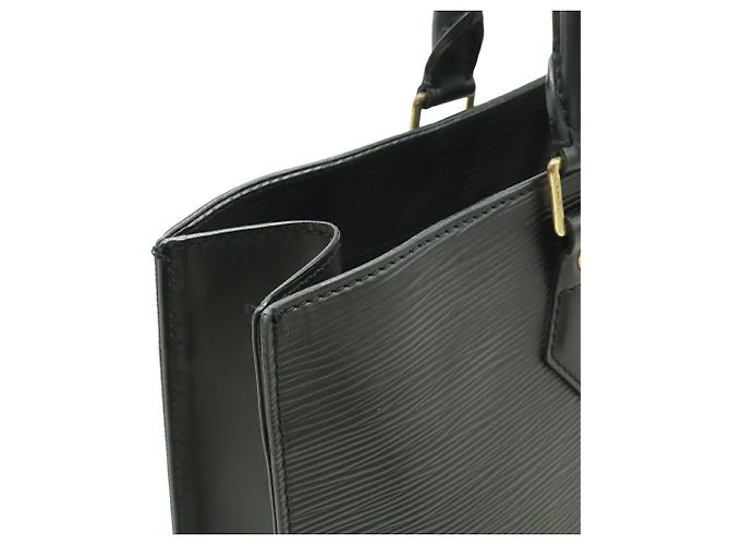 Borsa Tote Louis Vuitton Epi Sac Plat Nero - vista 8