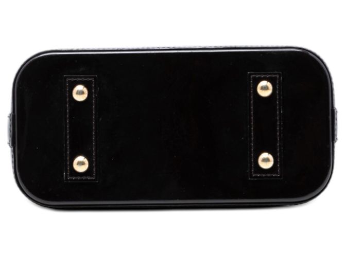 Louis Vuitton Alma BB in Vernis Monogram Viola Porpora - vista 3