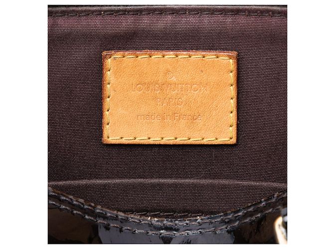 Louis Vuitton Alma BB in Vernis Monogram Viola Porpora - vista 6