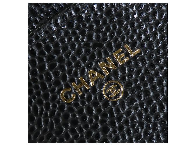 Portafoglio classico in caviar nero Chanel - vista 6