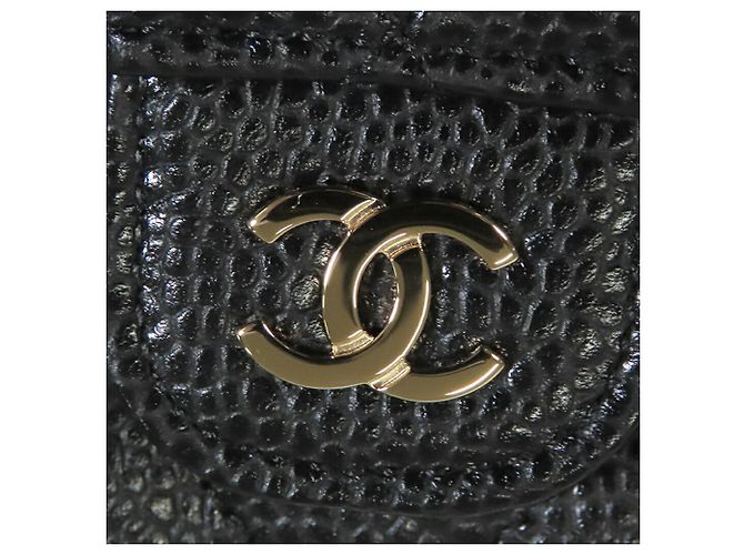 Portafoglio classico in caviar nero Chanel - vista 8