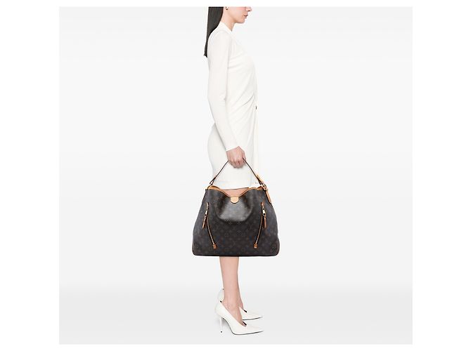 Louis Vuitton Marrone Monogram Delightful GM - vista 5