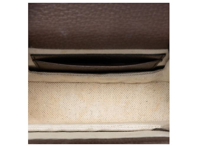 Borsa Gucci Beige Mini Jumbo GG Canvas 1947 Bamboo Top Handle - vista 4