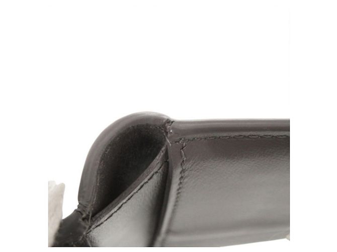 Céline Celine Multifunktions-Gürtelgeldbörse aus grauem Leder Braun - Ansicht 10