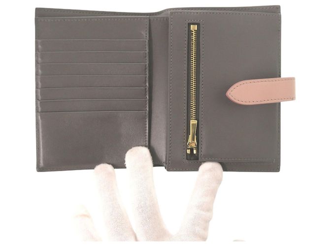 Céline Celine Multifunktions-Gürtelgeldbörse aus grauem Leder Braun - Ansicht 3