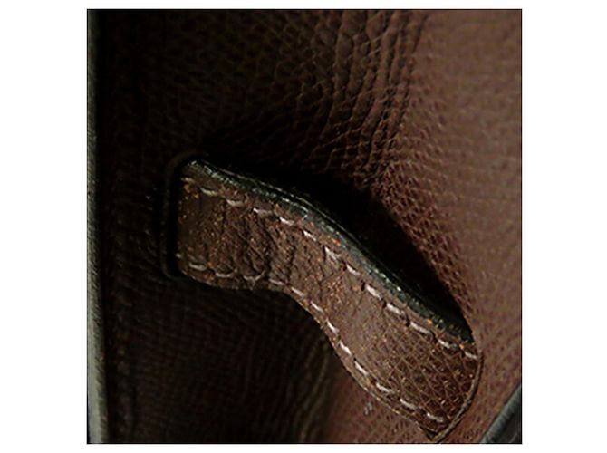 Hermès Kelly Depeches 38 in pelle Epsom marrone Marrone scuro - vista 14