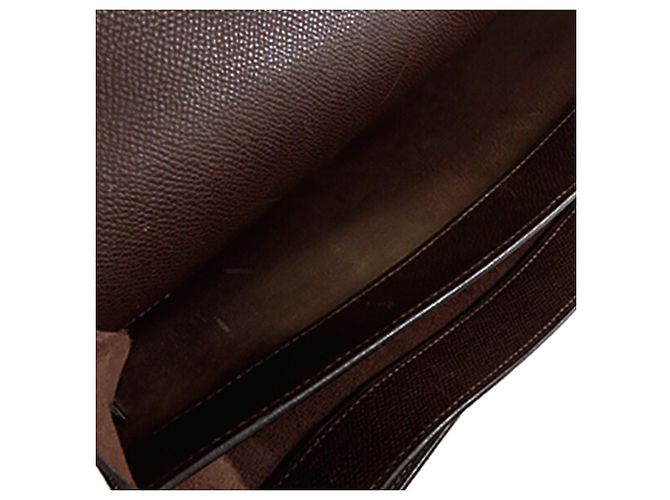 Hermès Kelly Depeches 38 in pelle Epsom marrone Marrone scuro - vista 7