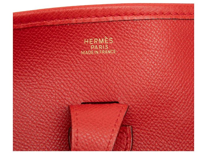 Hermès Red Epsom Evelyne 29 Rosso - vista 5