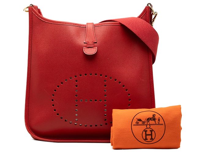 Hermès Red Epsom Evelyne 29 Rosso - vista 8