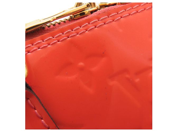 Louis Vuitton Alma BB in Monogram Vernis rosa - vista 17