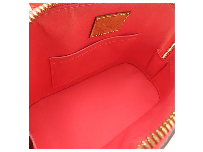 Louis Vuitton Alma BB in Monogram Vernis rosa - vista 5