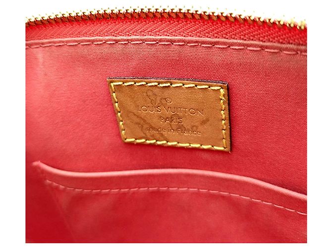 Louis Vuitton Alma BB in Monogram Vernis rosa - vista 7