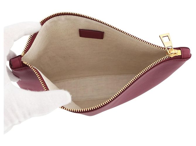 Clutch Oblong Loewe Bordò - vista 5