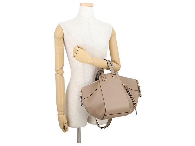 Borsa a tracolla Loewe Hammock Small in pelle Beige - vista 4