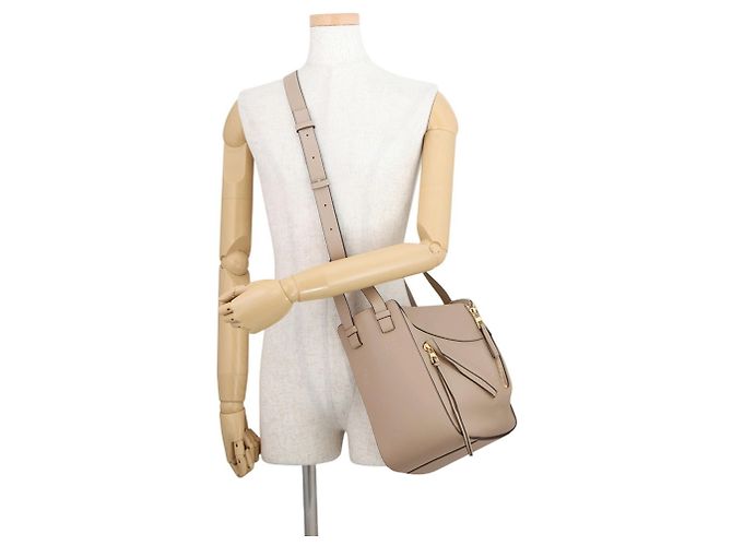 Borsa a tracolla Loewe Hammock Small in pelle Beige - vista 5