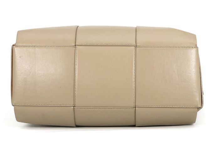 Borsa a mano in pelle Arco Bottega Veneta Grigio - vista 3