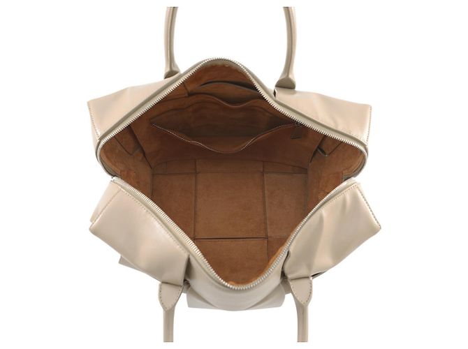 Borsa a mano in pelle Arco Bottega Veneta Grigio - vista 6
