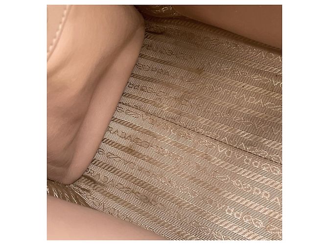 Saffiano Prada Handtasche Rosa Beige - Ansicht 10