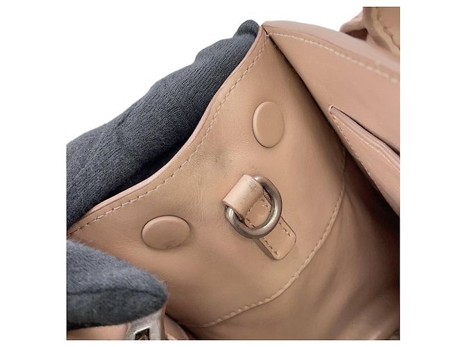 Saffiano Prada Handtasche Rosa Beige - Ansicht 11