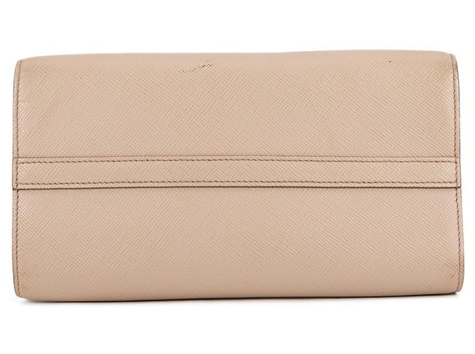 Saffiano Prada Handtasche Rosa Beige - Ansicht 3