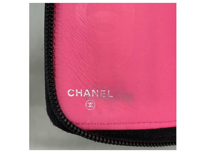 Cartera larga de piel de cordero Cambon Chanel Negro - vista 4