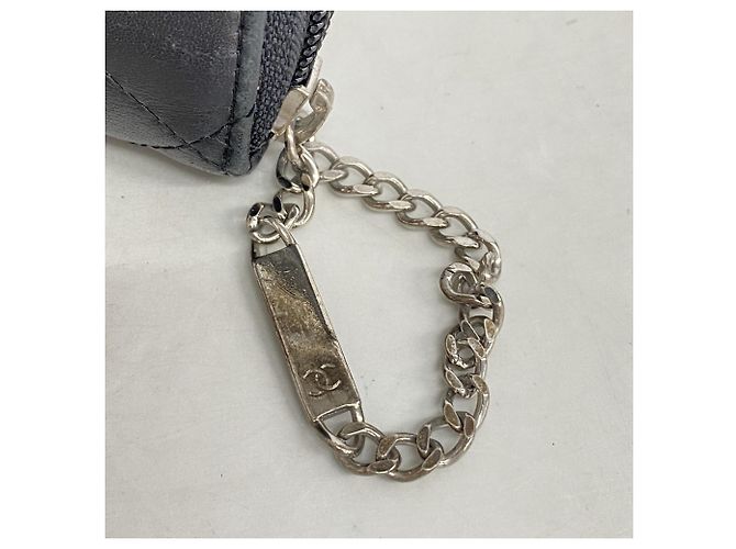 Cartera larga de piel de cordero Cambon Chanel Negro - vista 8