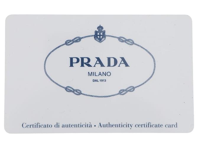 Borsa Tote Prada Saffiano Triangle Nero - vista 13