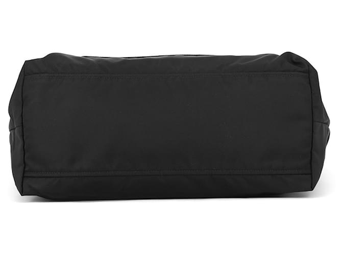 Borsa Tote Prada Saffiano Triangle Nero - vista 3