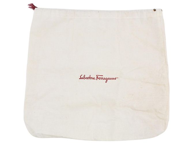 Borsa a mano in pelle Vara Salvatore Ferragamo Marrone - vista 17