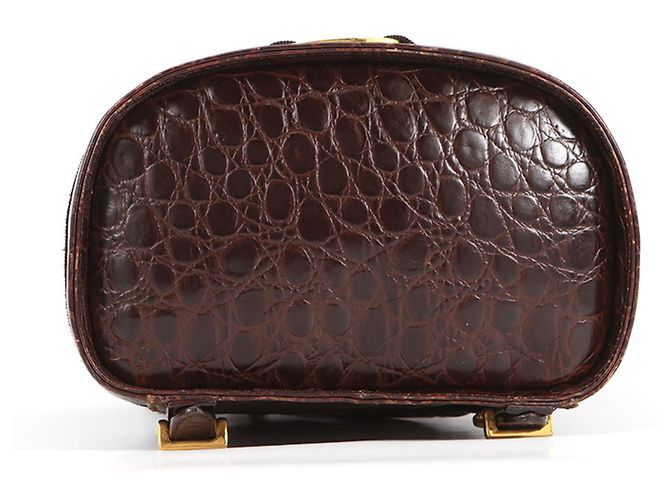 Borsa a mano in pelle Vara Salvatore Ferragamo Marrone - vista 3