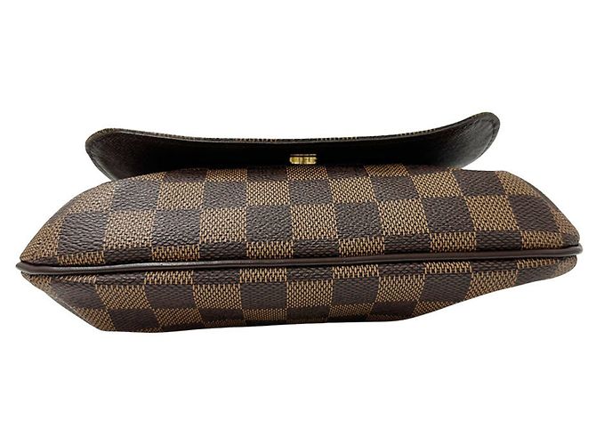 Borsa a tracolla Louis Vuitton in tela Damier Marrone - vista 3