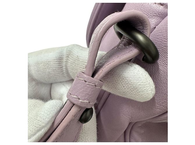 Borsa in tela viola Bottega Veneta Porpora - vista 9