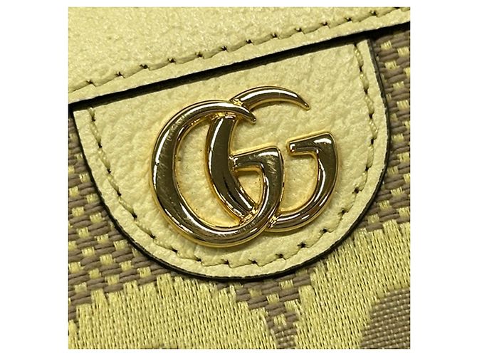 Monedero Gucci Jumbo GG Ophidia Amarillo - vista 7