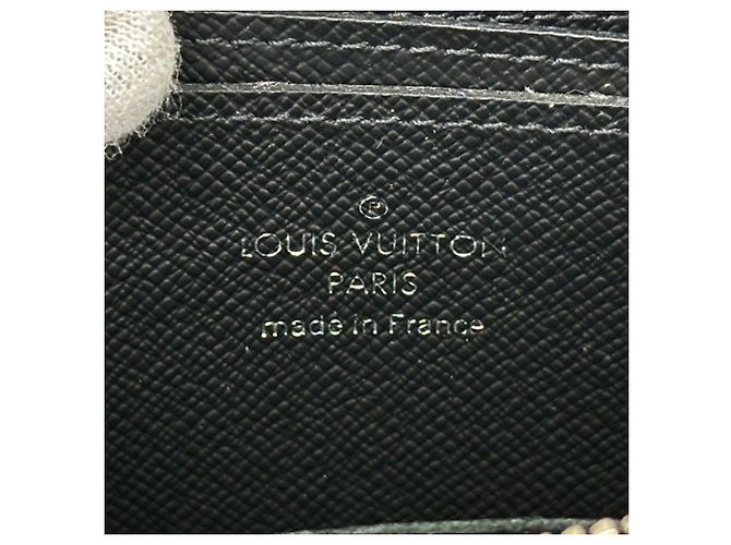 Portafoglio monete Louis Vuitton Taiga Nero Grigio - vista 5