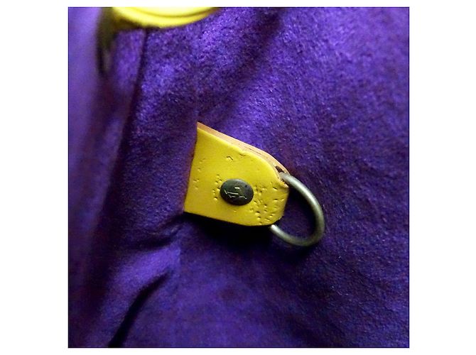 Noe Borsa Louis Vuitton Petit Noé in pelle Epi Giallo - vista 14