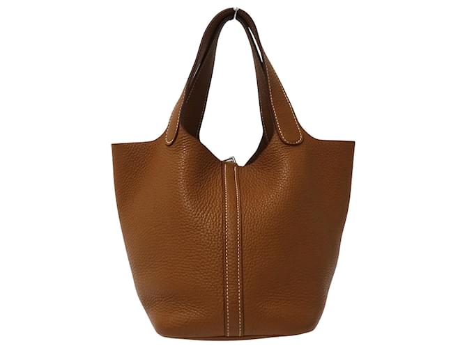 Hermès Borsa Hermes Picotin Lock PM Marrone - vista 2