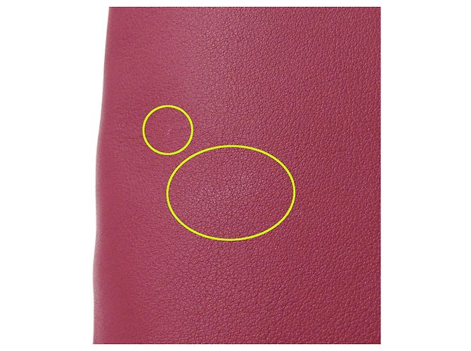 Borsa a mano in pelle bordeaux Loewe Bordò - vista 10