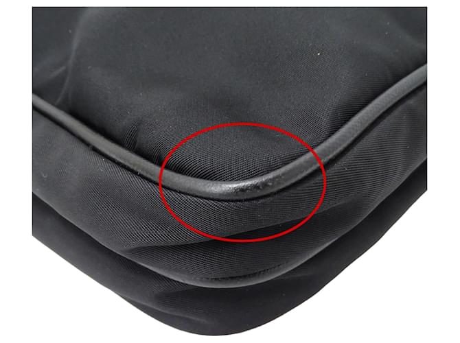 Borsa in nylon nero Prada - vista 10