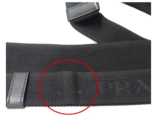 Borsa in nylon nero Prada - vista 14
