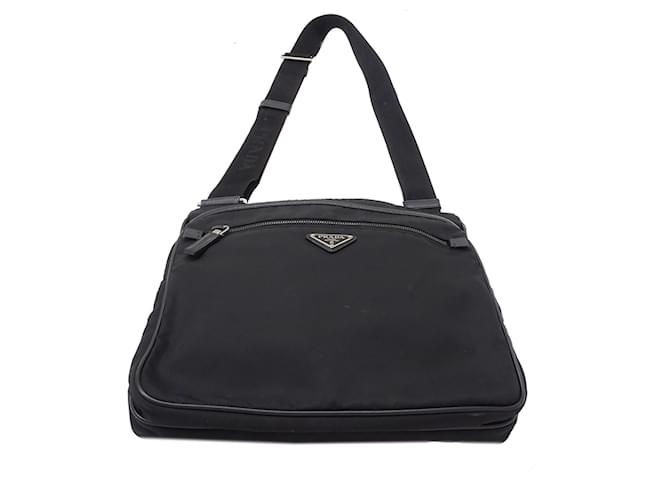 Borsa in nylon nero Prada - vista 5