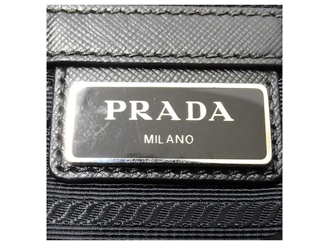 Borsa in nylon nero Prada - vista 7