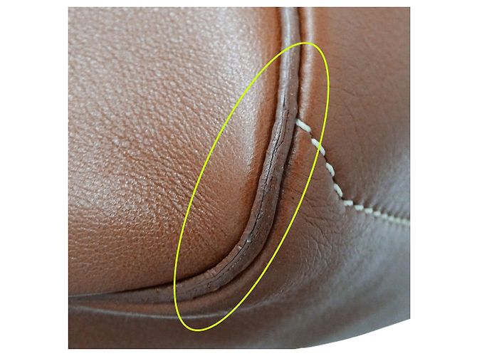 Céline Borsa Boogie in pelle Celine Marrone - vista 8