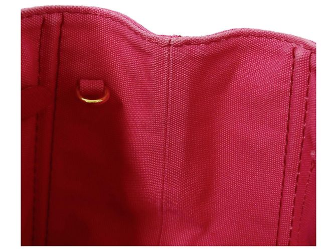 Tote Borsa mini in tela Canapa da donna Prada Rosa - vista 10