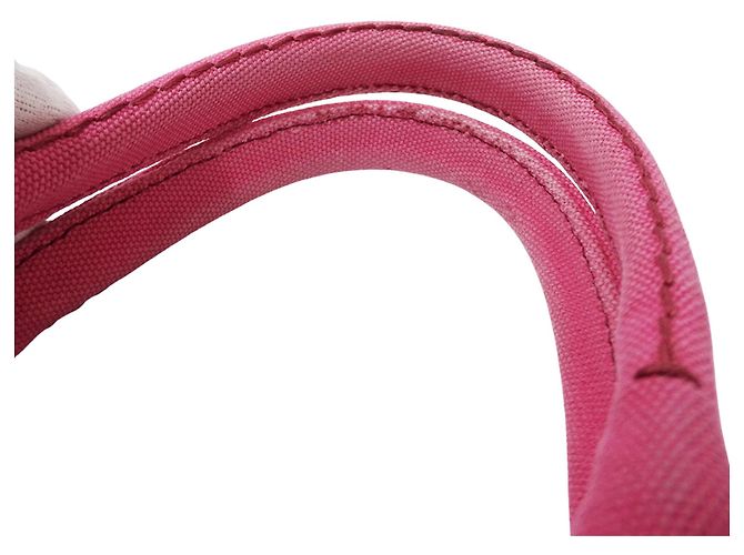 Tote Borsa mini in tela Canapa da donna Prada Rosa - vista 13