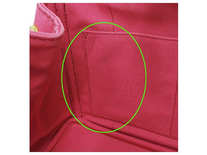 Tote Borsa mini in tela Canapa da donna Prada Rosa - vista 9