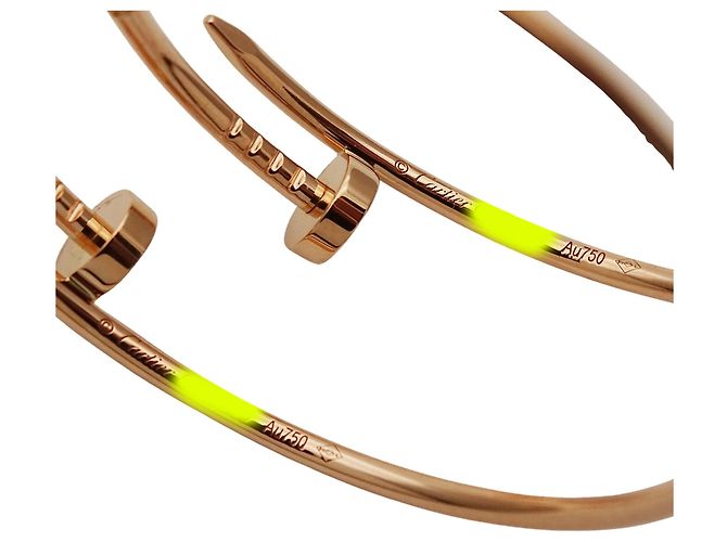 Anello e orecchini Juste un Clou in oro rosa Cartier D'oro - vista 6